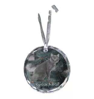 Kurylski bobtail medal kryształowy z kotem Art-Dog