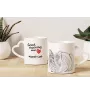 Korat Tasse mit Katze, entzückende Tasse mit herzförmigem Henkel, universelles Geschenk der Marke Art-Dog