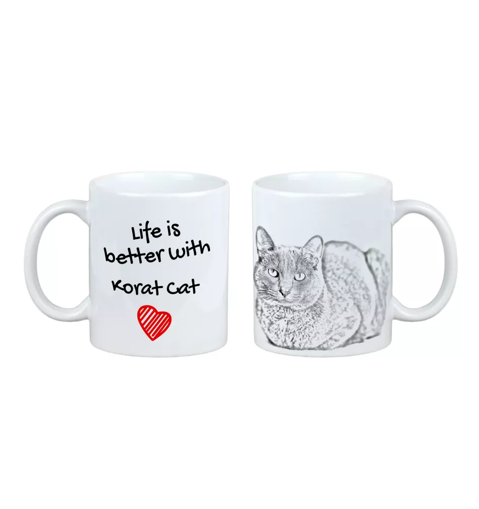 Korat - Tasse mit Katze, Tasse mit Bild, personalisiertes Geschenk der Marke Art-Dog