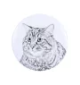 Kurylski bobtail długowłosy magnes z kotem mały Art-Dog