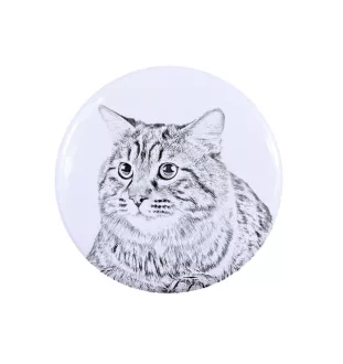 Kurilian bobtail longhaired - unique ring, handmade, women's jewelry by Art-Dog