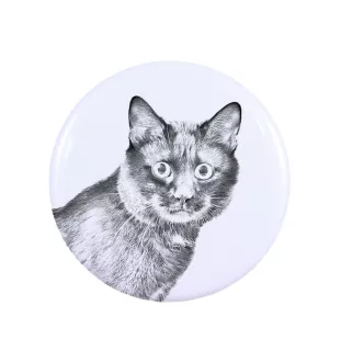 Kurilian bobtail - collection of unique magnets, own photo, Art-Dog brand