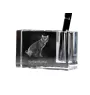 Kurylski bobtail penholder kryształowy z kotem Art-Dog
