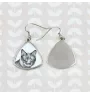Kurilianer Bobtail - Katzenohrringe, hängende Ohrringe mit Bild, personalisierter Schmuck mit dem Aufdruck der Marke Art-Dog