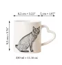 Bobtail kurilien I - tasse avec un chat, une tasse adorable avec une anse en forme de cœur, un cadeau universel de la marque Art-Dog