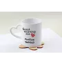 Bobtail kurilien I - tasse avec un chat, une tasse adorable avec une anse en forme de cœur, un cadeau universel de la marque Art-Dog