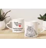 Kurilianer Bobtail Tasse mit Katze, entzückende Tasse mit herzförmigem Henkel, universelles Geschenk der Marke Art-Dog