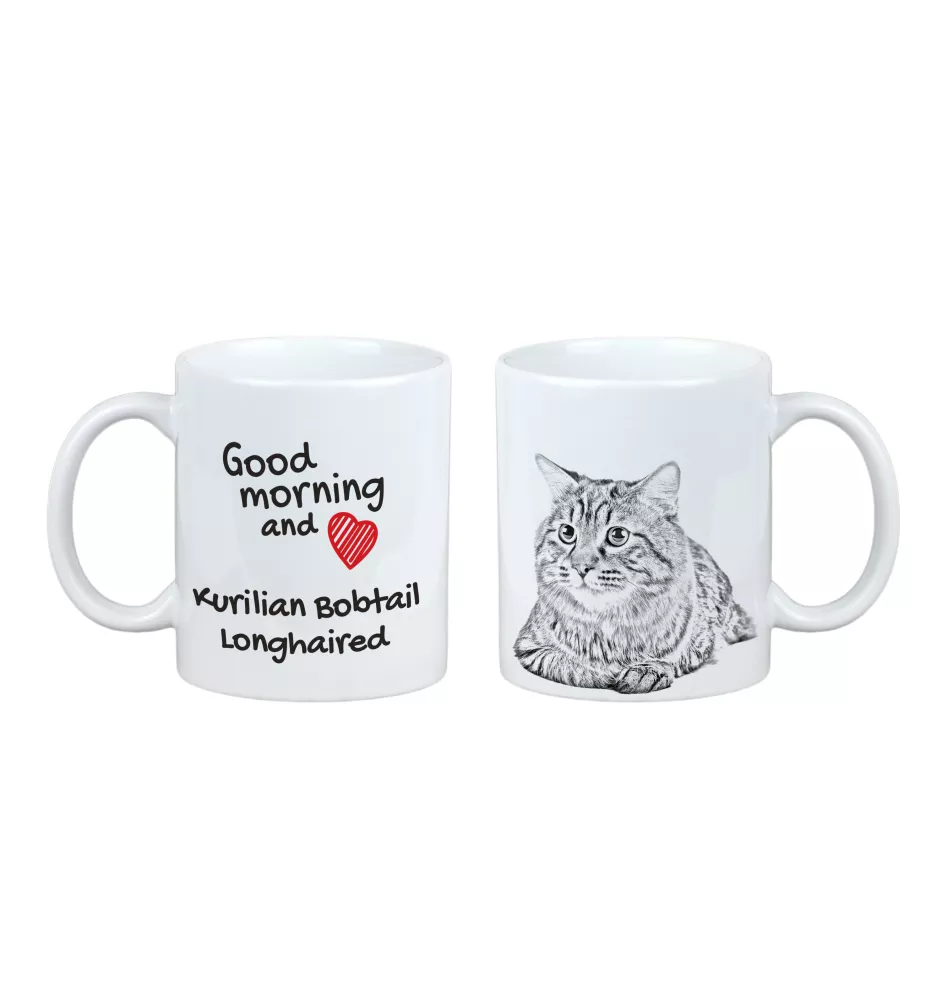 Kurilian bobtail - cat mug, personalized mug with print, classic gift for everyone from the Art-Dog brand