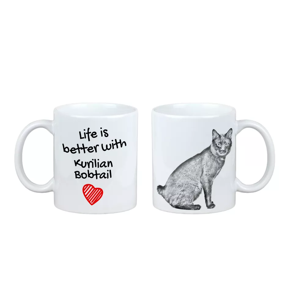 Kurilianer Bobtail I - Tasse mit Katze, Tasse mit Bild, personalisiertes Geschenk der Marke Art-Dog