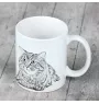 Kurilian bobtail - cup with a cat, cup with a photo, personalized gift from the Art-Dog brand