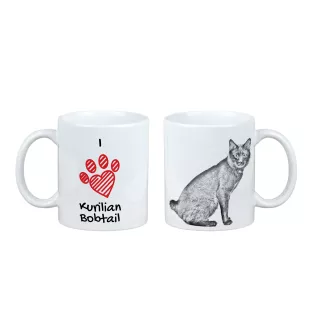 Kurilianer Bobtail I - Tasse mit Katze, entzückende Tasse mit Grafik, Geschenk mit Ihrem Foto von der Marke Art-Dog