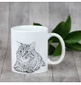 Bobtail kurilien - tasse avec un chat, une tasse adorable avec une illustration, un cadeau avec votre photo de la marque Art-Dog