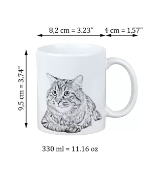 Bobtail kurilien - tasse avec un chat, une tasse joyeuse pour les amoureux des chiens, un cadeau personnalisé de la marque Art-Dog
