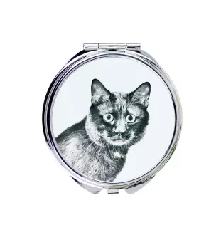 Kurylski bobtail lusterko ze zdjęciem kota Art-Dog