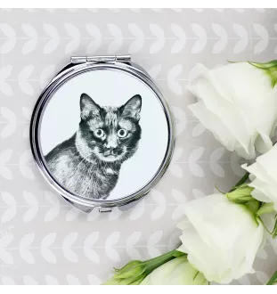 Kurylski bobtail lusterko ze zdjęciem kota Art-Dog