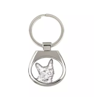 Laperm brelok ze zdjęciem kota Art-Dog