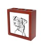 Chien de ferme dano-suédois, Dansk-svensk gårdshund - porte-stylo avec chien, organiseur de bureau avec impression, décoration de bureau personnalisée de la marque Art-Dog