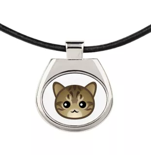 Li Hua - Dragon Li - pendant necklace with graphic on a chain strap by Art-Dog brand