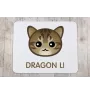 Li Hua - Dragon Li podkładka z kotem Art-Dog