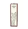 LaPerm Katze - Weinbox mit Katze, Alkoholbox mit Grafik, personalisierte Geschenkbox der Marke Art-Dog