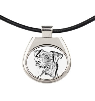 Chien de ferme dano-suédois, Dansk-svensk gårdshund - collier avec chien, pendentif personnalisé avec photo, collier unique pour femmes et hommes de la marque Art-Dog