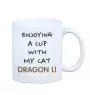 Li Hua - Drachenli - Tasse mit Grafik und Aufschrift der Marke Art-Dog