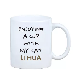 Li Hua - Drachenli - Tasse mit Grafik und Aufschrift der Marke Art-Dog