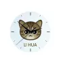 Li Hua - Dragon Li - horloge MDF avec graphisme et logo de la marque Art-Dog