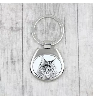 Maine Coon brelok ze zdjęciem kota Art-Dog