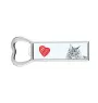 Maine Coon - Flaschenöffner mit Katze, personalisierter Kühlschranköffner, ein einzigartiges Geschenk für Männer von der Marke Art-Dog.