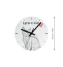 LaPerm Katze - Wanduhr mit Katze, Regal Uhr mit Druck, personalisierte Hausdekoration von Art-Dog.
