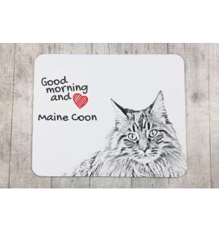 Maine Coon podkładka pod mysz z kotem Art-Dog