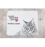 Maine Coon - Mauspad mit Druck, personalisiertes Mauspad mit Katze, einzigartiges Gadget für Büroangestellte von Art-Dog.