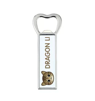 Li Hua - Dragon Li - bottle opener with the graphics and logo of the Art-Dog brand