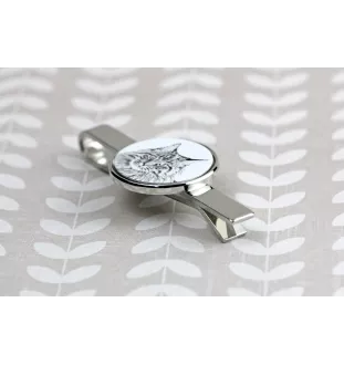 Maine Coon - cat tie clip, personalized tie clip, unique gift for men from Art-Dog brand