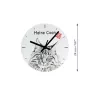 Maine Coon - Wanduhr mit Katze, Regal Uhr mit Druck, personalisierte Hausdekoration von Art-Dog.