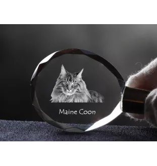 Maine Coon brelok do kluczy kryształowy z kotem Art-Dog