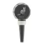 LaPerm Cat - Crystal bottle stopper with cat, unique wine stopper with photo, personalised gift for sommelier by Art-Dog brand