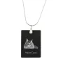 Maine Coon - Crystal pendant with cat, silver necklace with photo, personalised pendant by Art-Dog brand