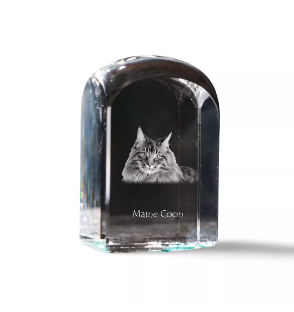 Maine Coon kryształ pieczątka z kotem Art-Dog