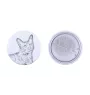 Chat LaPerm - un accessoire de sac à dos, un badge personnalisé, l'accessoire parfait pour les amoureux des animaux de la marque Art-Dog