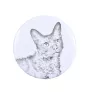 LaPerm Katze - Sammlung von einzigartigen Magneten, eigenes Foto, Marke Art-Dog