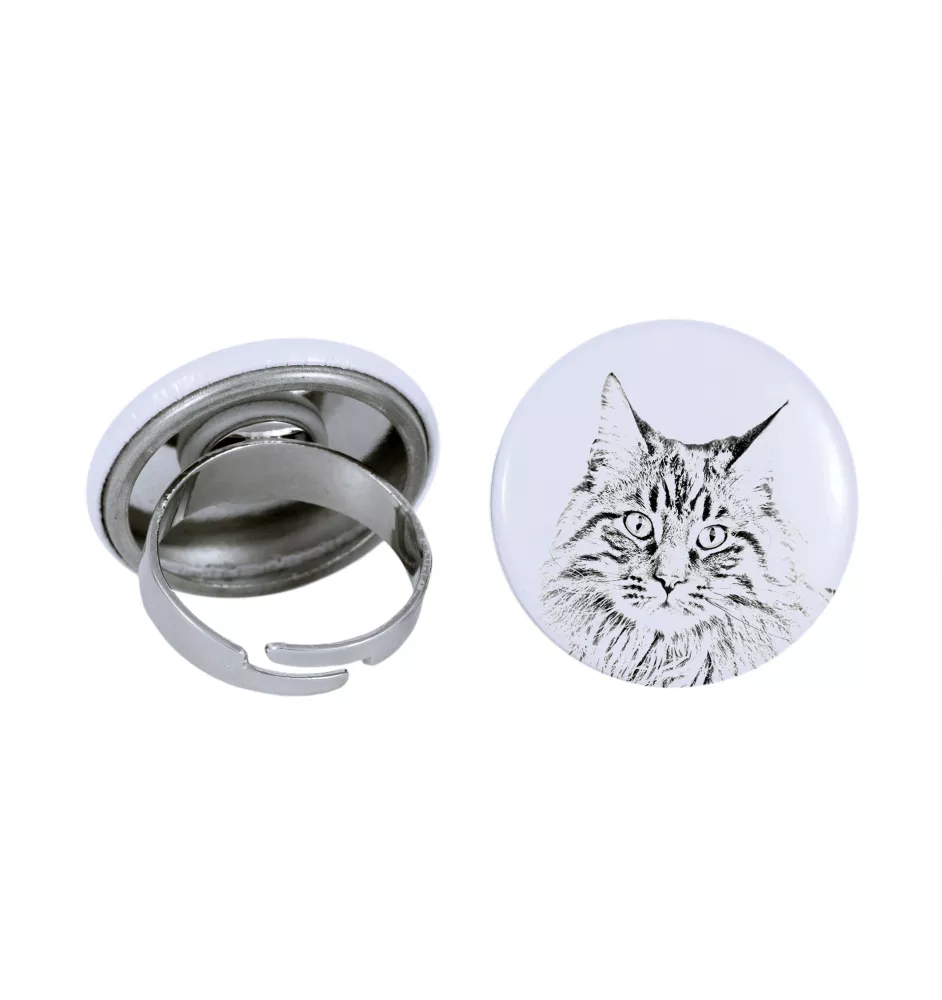 Maine Coon - ein einzigartiger Ring, handgefertigt, Damenschmuck der Marke Art-Dog
