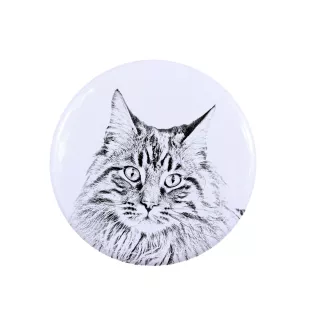 Maine Coon pierścionek z kotem mały Art-Dog