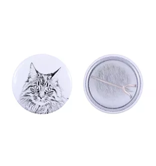 Maine Coon - un accessoire de sac à dos, un badge personnalisé, l'accessoire parfait pour les amoureux des animaux de la marque Art-Dog