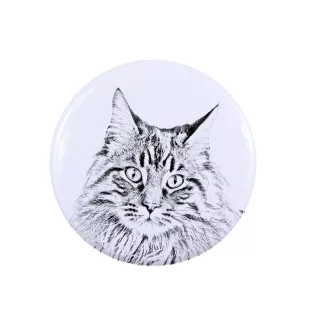 Maine Coon - un accessoire de sac à dos, un badge personnalisé, l'accessoire parfait pour les amoureux des animaux de la marque Art-Dog