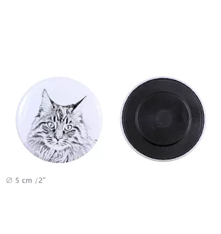 Maine Coon - collection de magnets uniques, photo personnelle, marque Art-Dog
