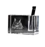 Maine Coon penholder kryształowy z kotem Art-Dog