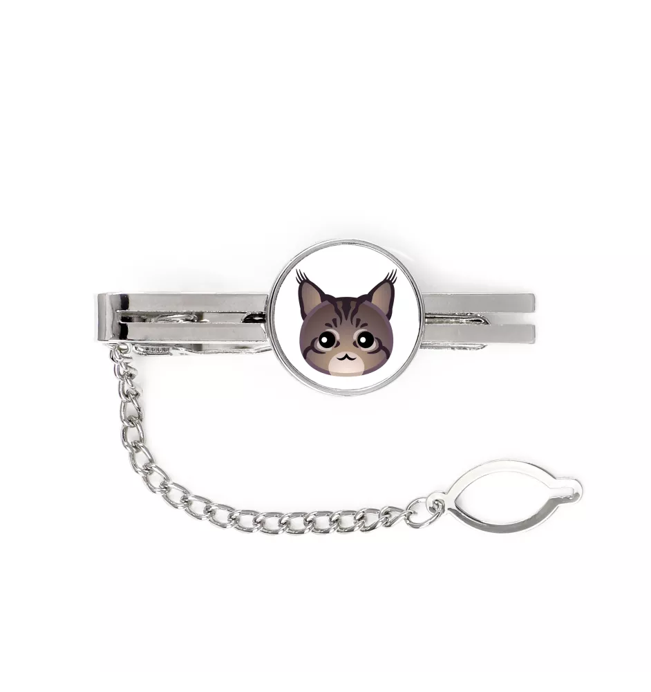 Maine Coon - elegant metal keychain as a gift from Art-Dog brand