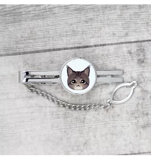 Maine Coon - elegant metal keychain as a gift from Art-Dog brand